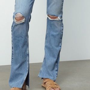size 4 flair zara jeans